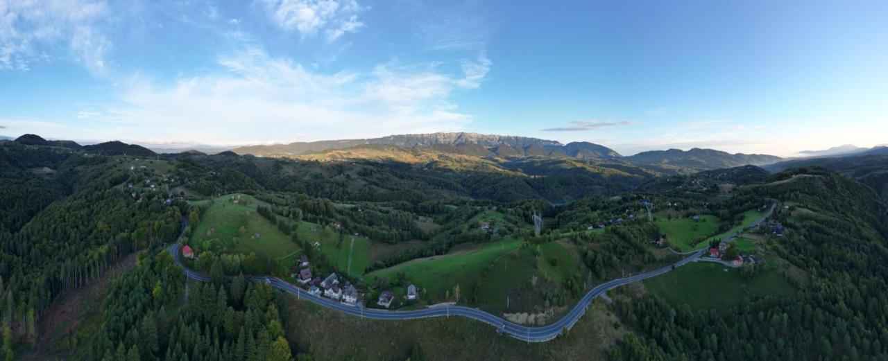 Villa Prater House Mountain View Moieciu de Jos Esterno foto
